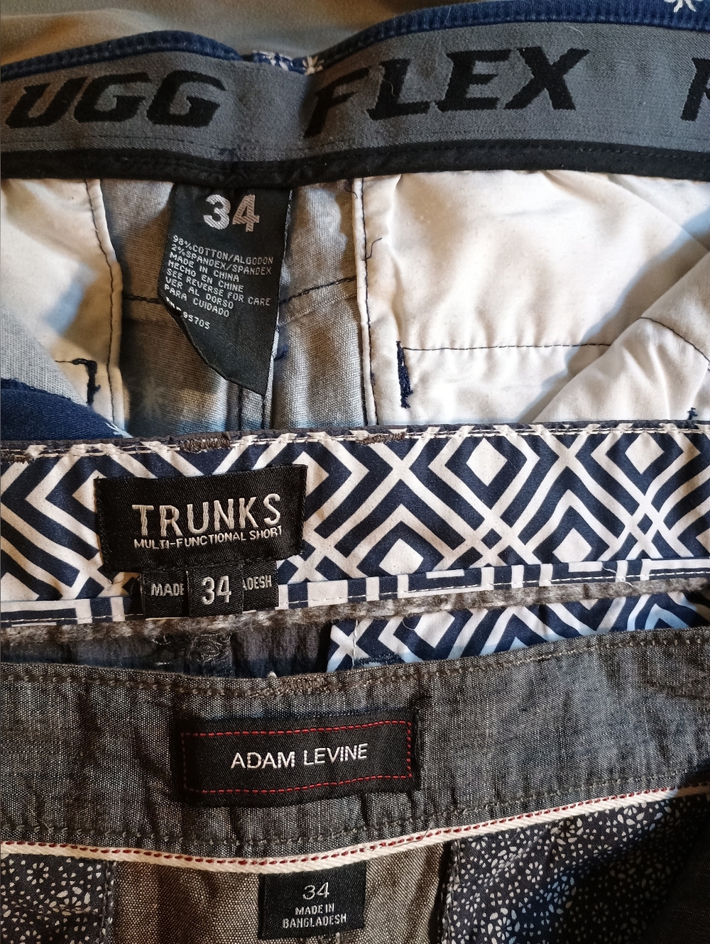 Lot Of 3 Men's 34 Shorts